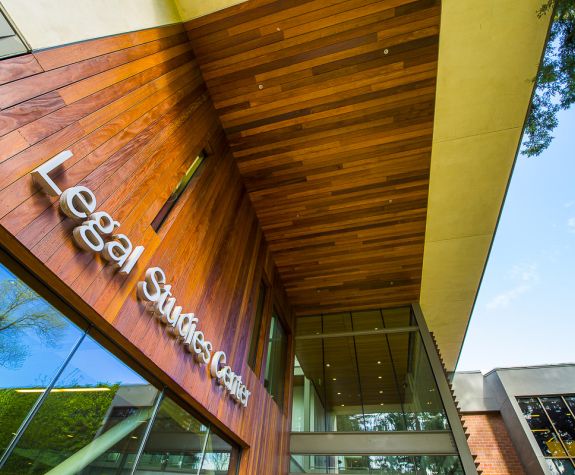 shot of the sacramento library entry area