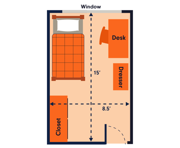 Quad community single room
