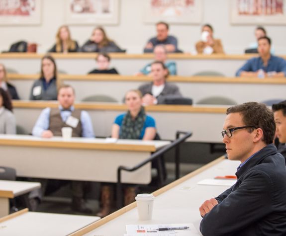 law and jd students sitting in a lecture hall
