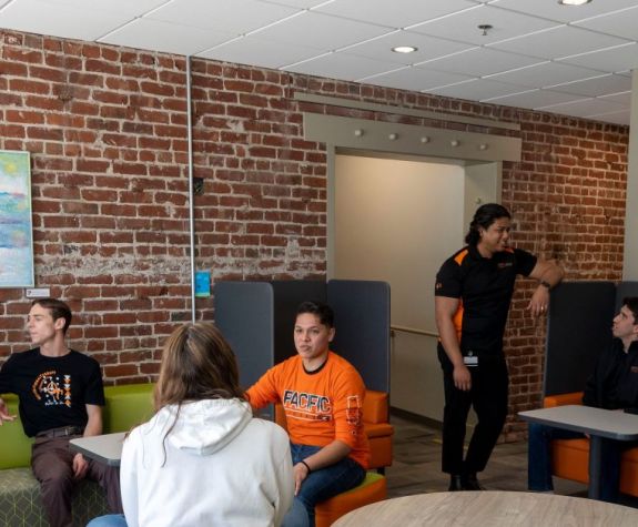 students on sacramento campus