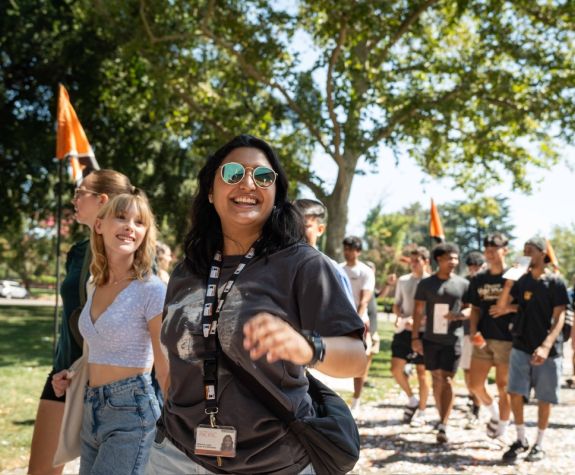 students at orientation 2023