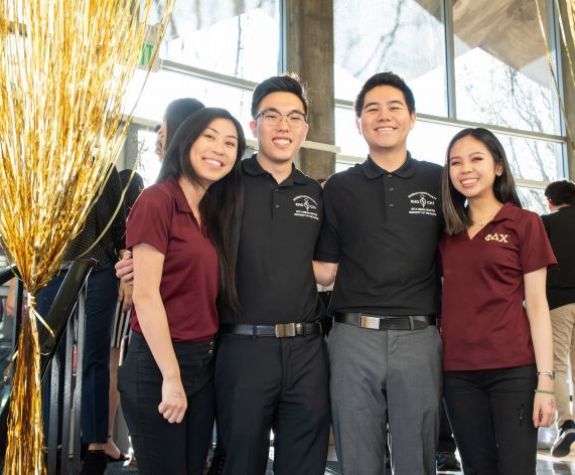 Four members of PharmD student committees 