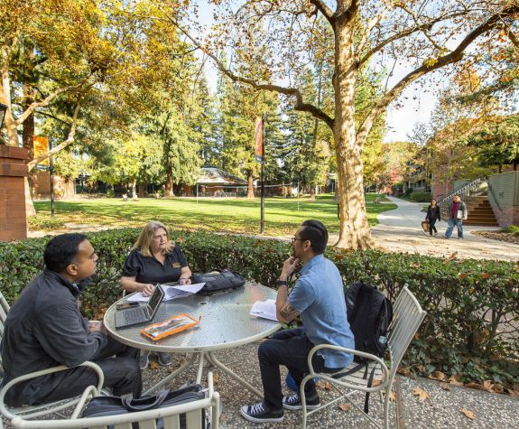 students on Sacramento campus