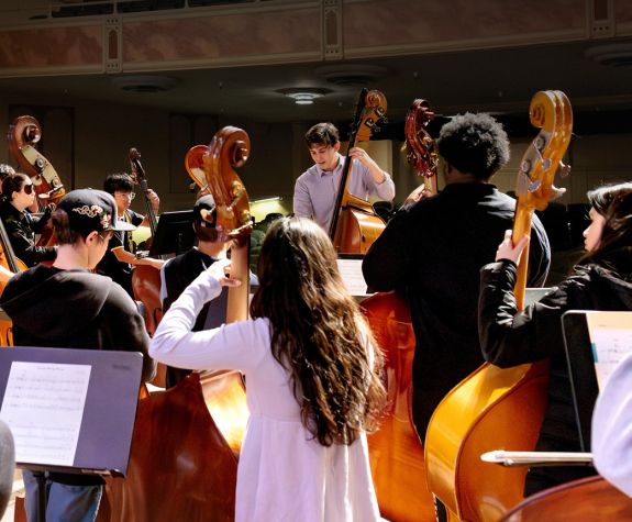 Double bass camp at University of the Pacific