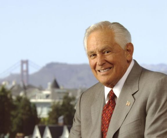 Arthur A. Dugoni with Golden Gate Bridge in background