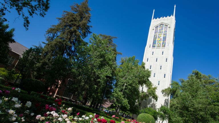 Burns Tower at University of the Pacific