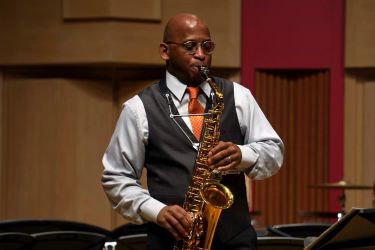 Saxophonist Otis Murphy