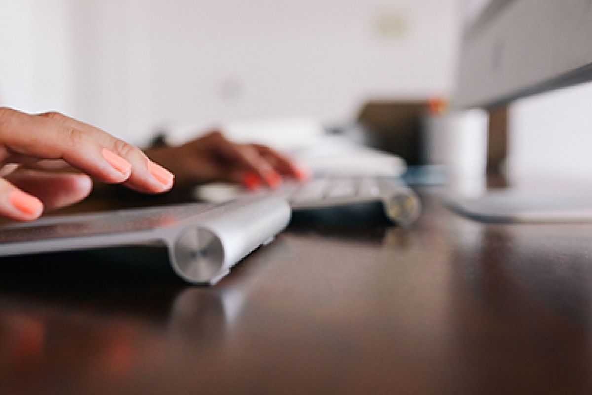 hands on a keyboard