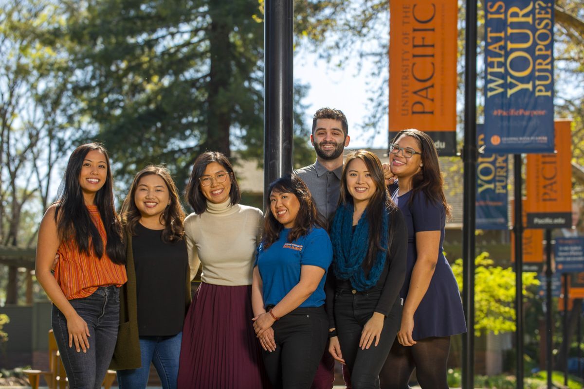 Smiling students