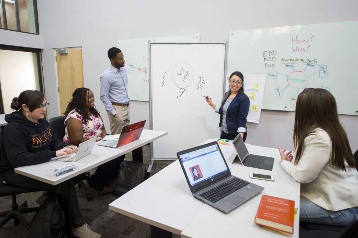 Benerd graduate students in class