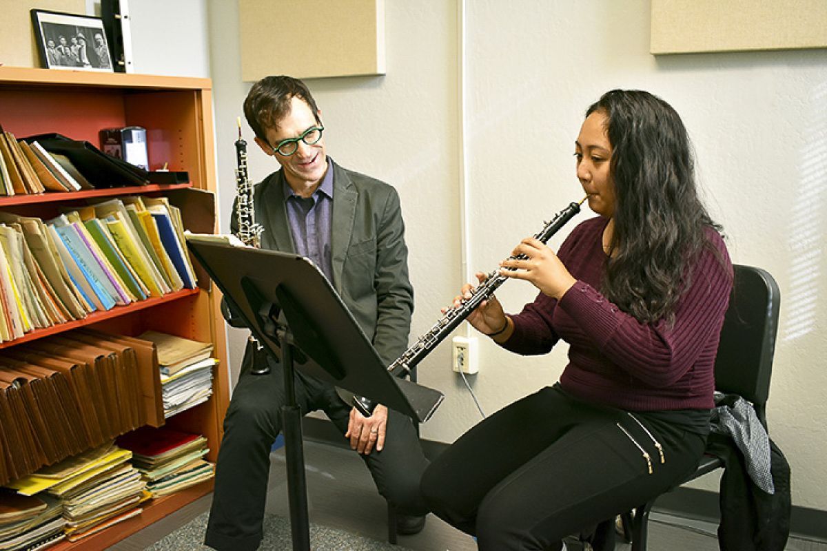 Oboe lesson