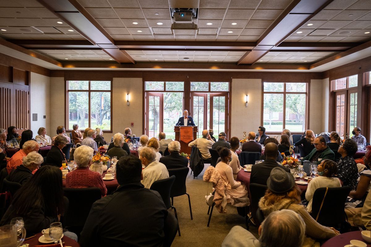 interior shot of alumni house