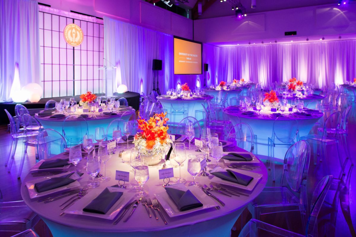 a banquet in the DUC ballroom