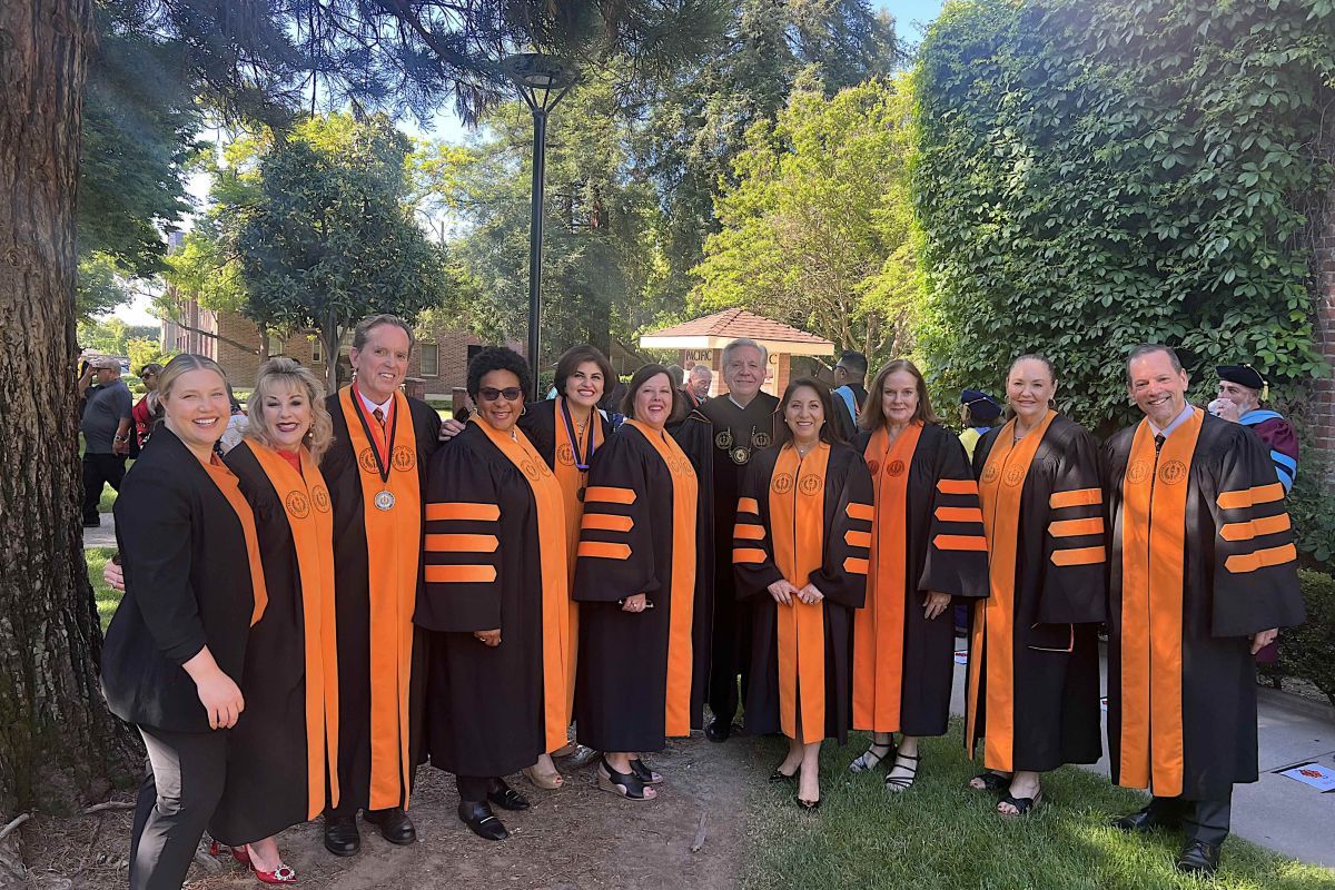 Regents at graduation