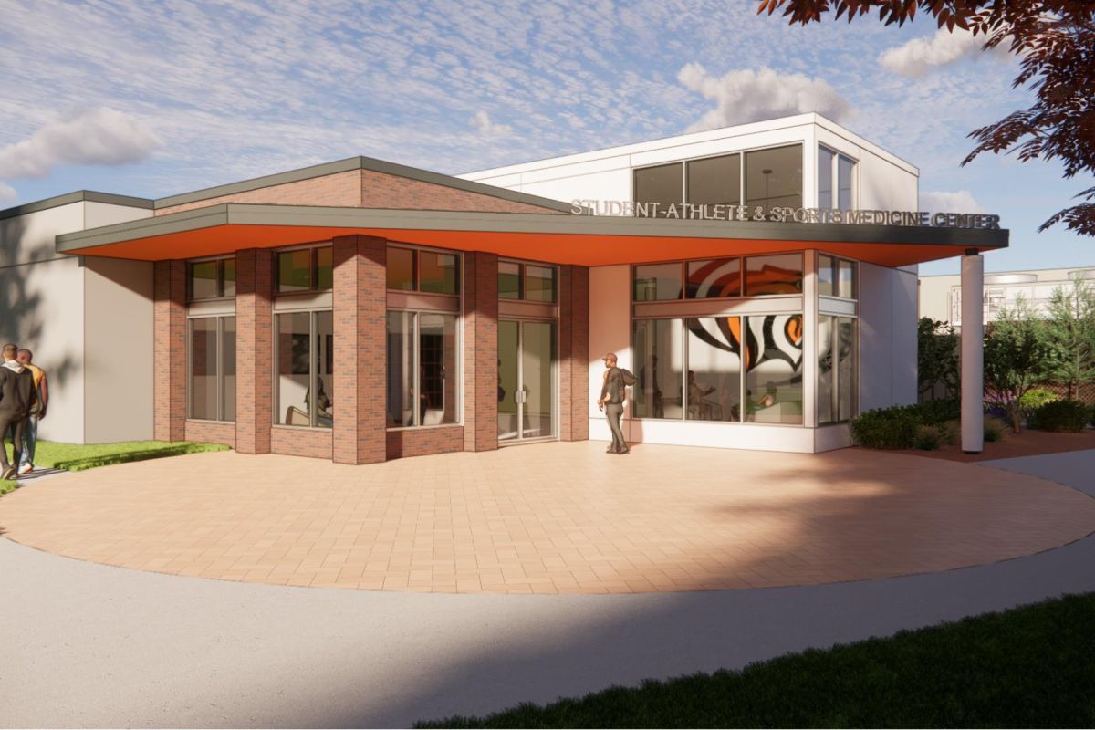 Student Athlete and Sports Medicine Center entrance