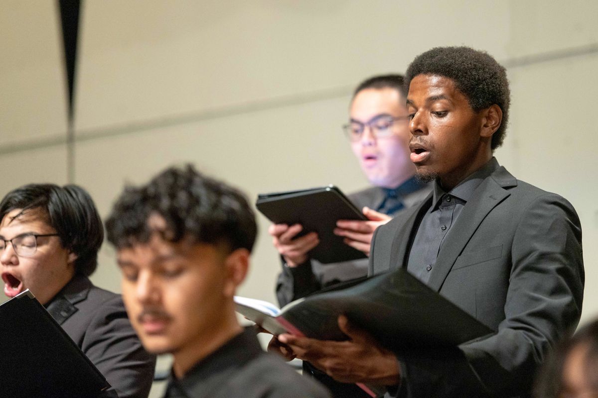 University of the Pacific choir, low voices section