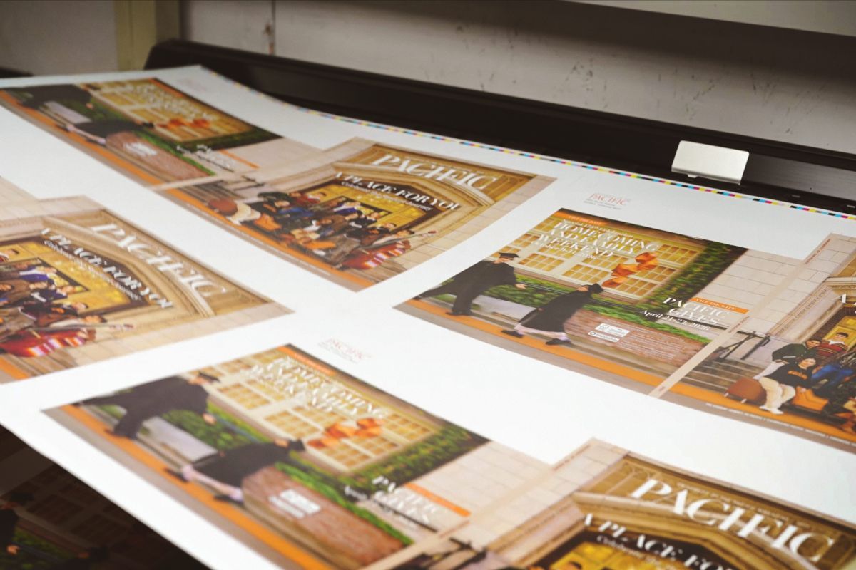 the 2025 Pacific magazine being printed
