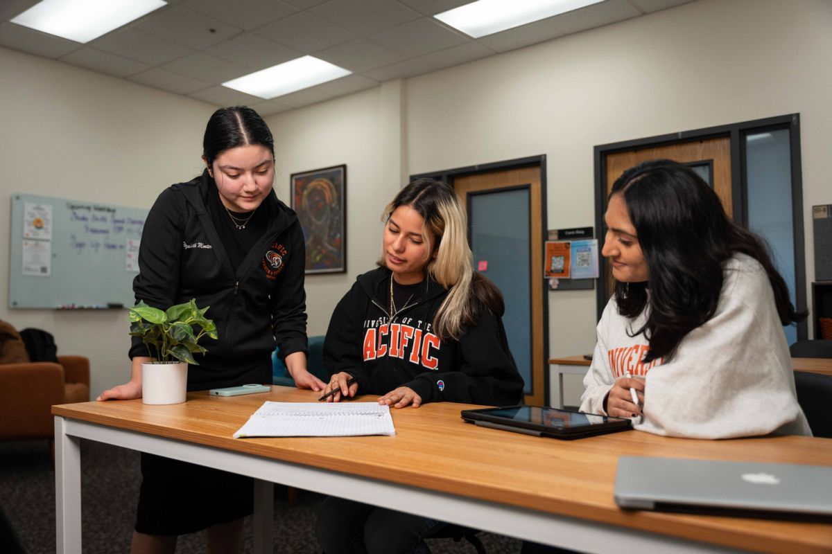 students study together