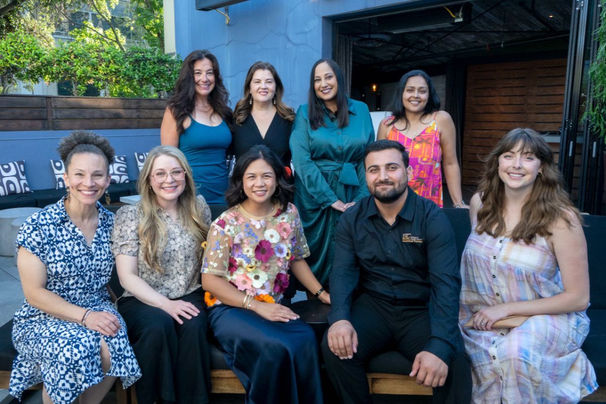 OT Department faculty and staff, plus Dean Bugnariu.