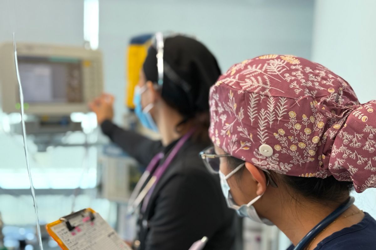 in the clinic