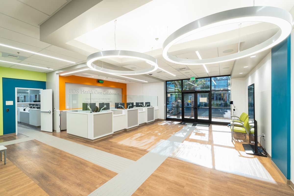 entrance and lobby of PHCC