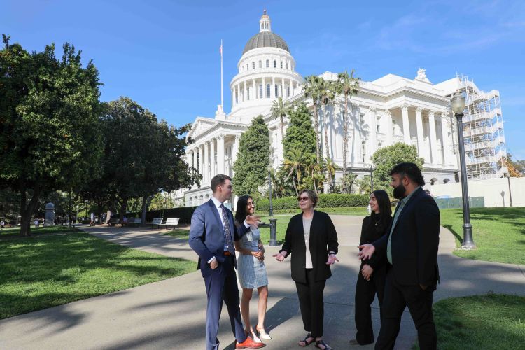 Professor at the Capitol.