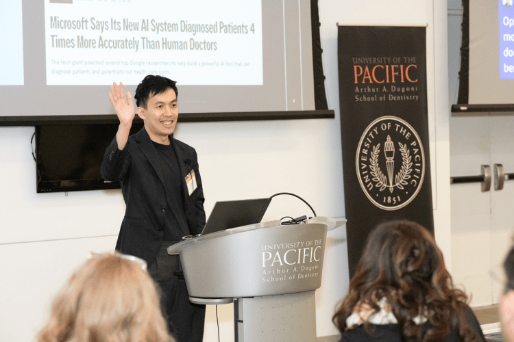 Dr. Goh giving the keynote