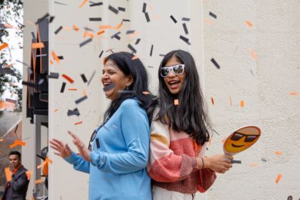 Incoming student celebrates her acceptance at Pacific