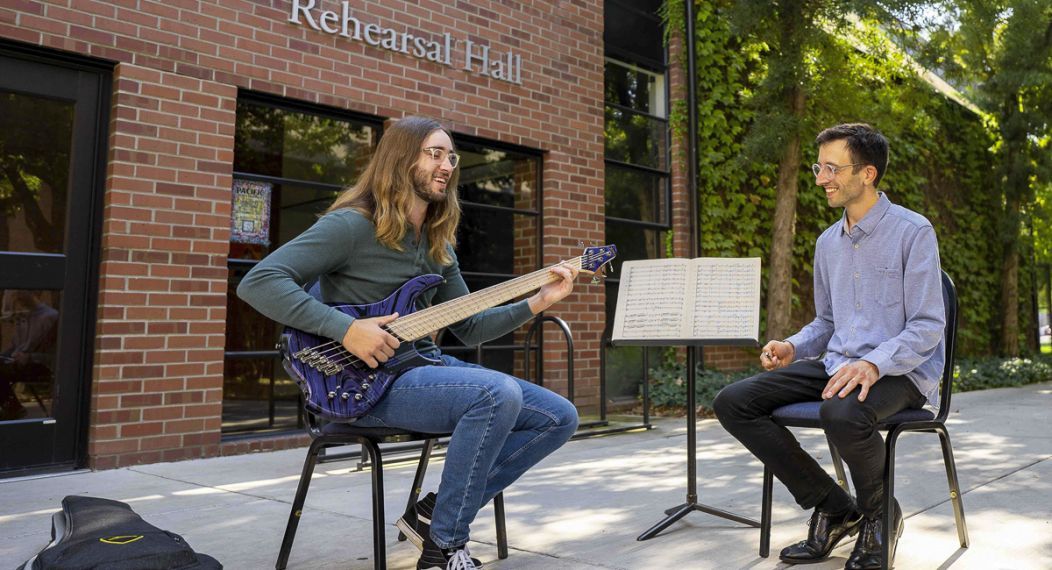 Music Composition student with Dr. Conklin