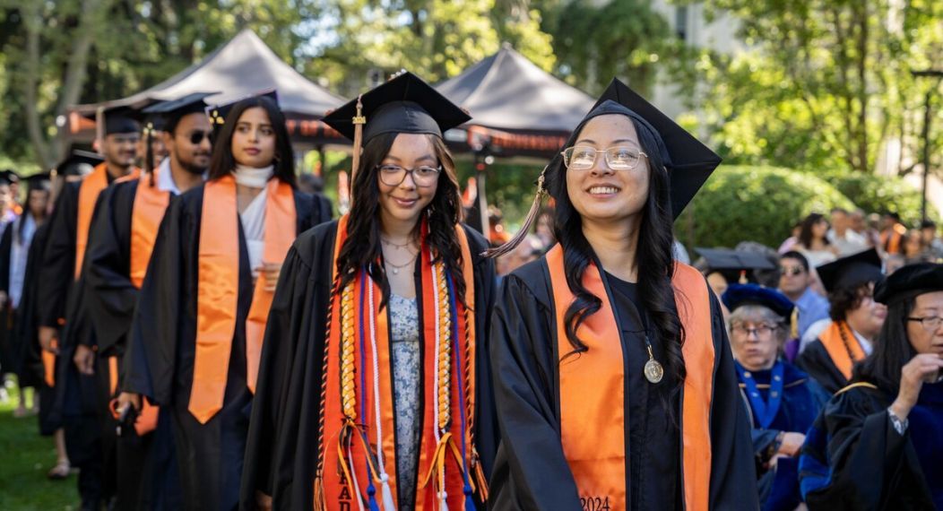 graduates at 2024 commencement ceremony