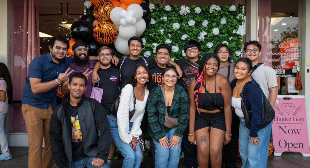 large group of students posing for a photo