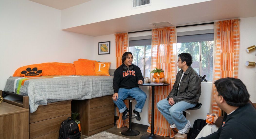 students in dorm