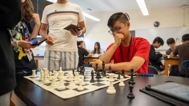 playing chess