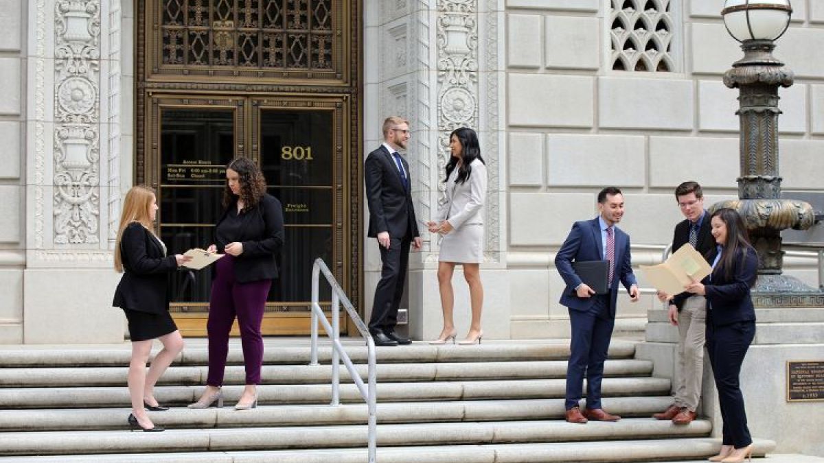 Students at the Federal Defenders Office