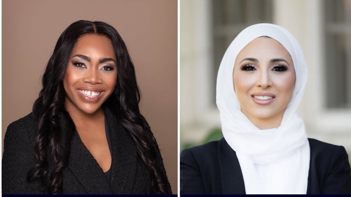 Dr. Janelle (Howell) Frederick and Dr. Yasmin Nihad